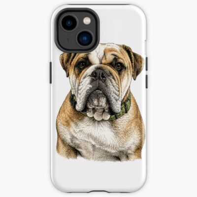 English Bulldog Iconic Illustration Phone Case