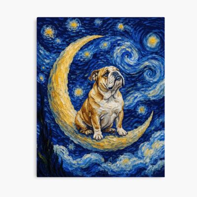 English Bulldog Vintage Artwork Poster