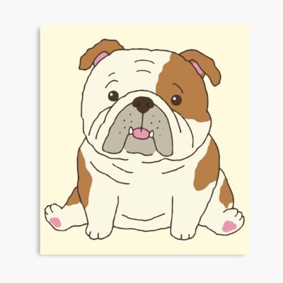 English Bulldog Modern Artwork Poster