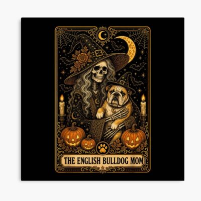 English Bulldog Mum Classic Illustration Poster