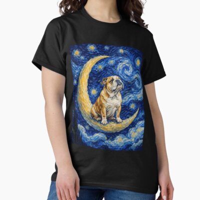English Bulldog Vintage Artwork T-shirt