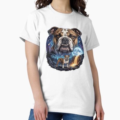 English Bulldog Signature Design T-shirt