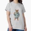 ssrcoclassic teewomens 02heather greyfrontproduct squarex1000 10 - English Bulldog Gifts UK