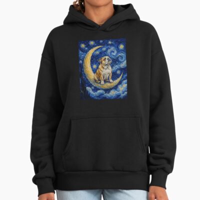 English Bulldog Vintage Artwork Hoodie