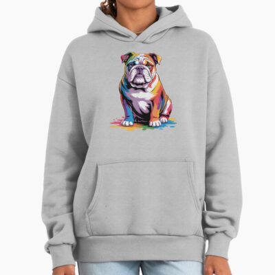 English Bulldog Modern Design Hoodie