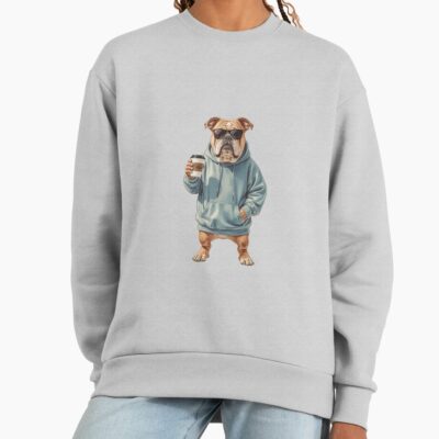 English Bulldog Vintage Illustration Sweatshirt