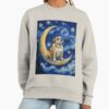 ssrcooversized sweatshirtwomens 01oatmeal heatherfrontsquare productx1000 - English Bulldog Gifts UK