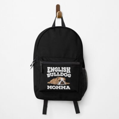 English Bulldog Mum Heritage Illustration Backpack