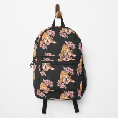 English Bulldog Graphic Artwork Backpack