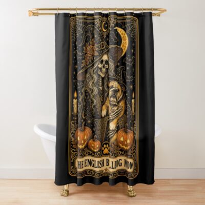 English Bulldog Mum Classic Illustration Shower Curtain